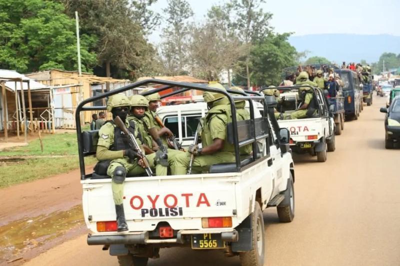 File image of Tanzanian police officers.